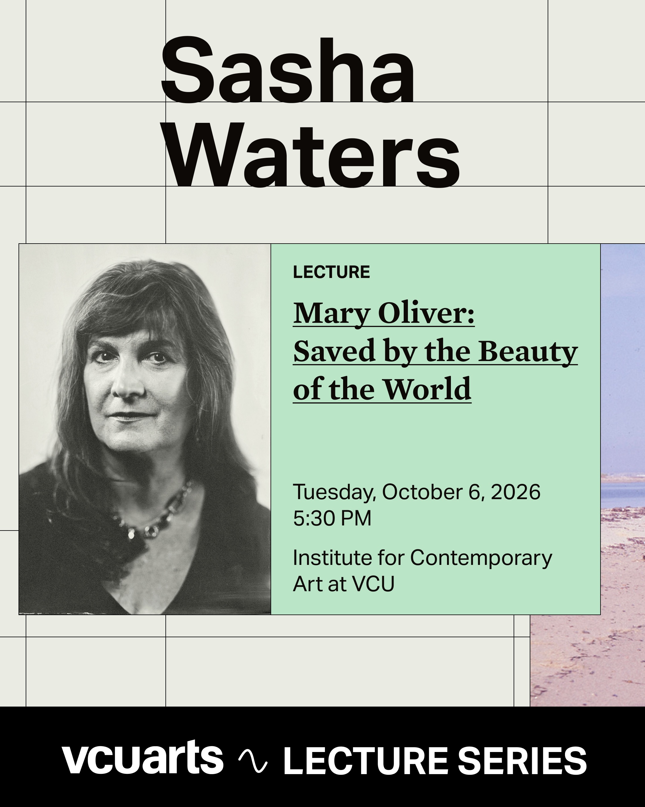 VCUarts Lecture Series: Sasha Waters